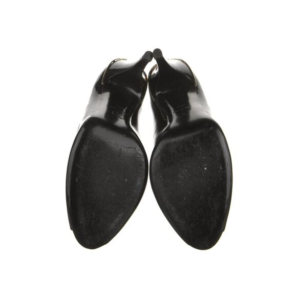 Chanel Black Patent Leather 2008 Interlocking CC Logo Pumps 39.5 - Picture 5 of 16